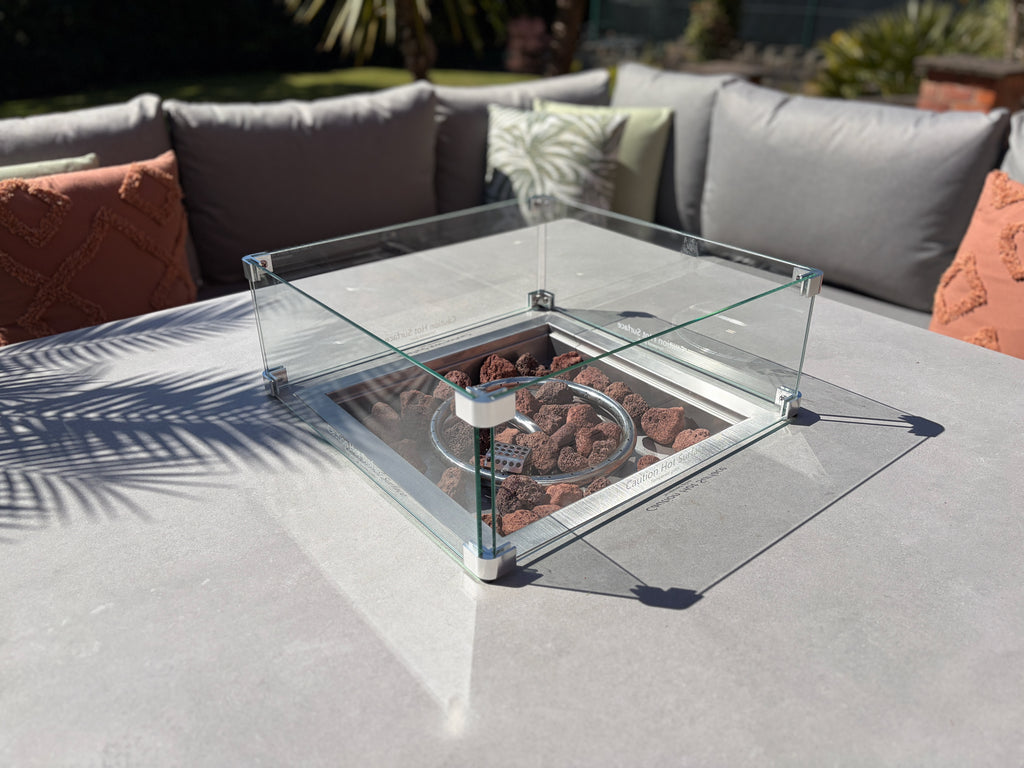 Loom Oasis Corner Firepit Set