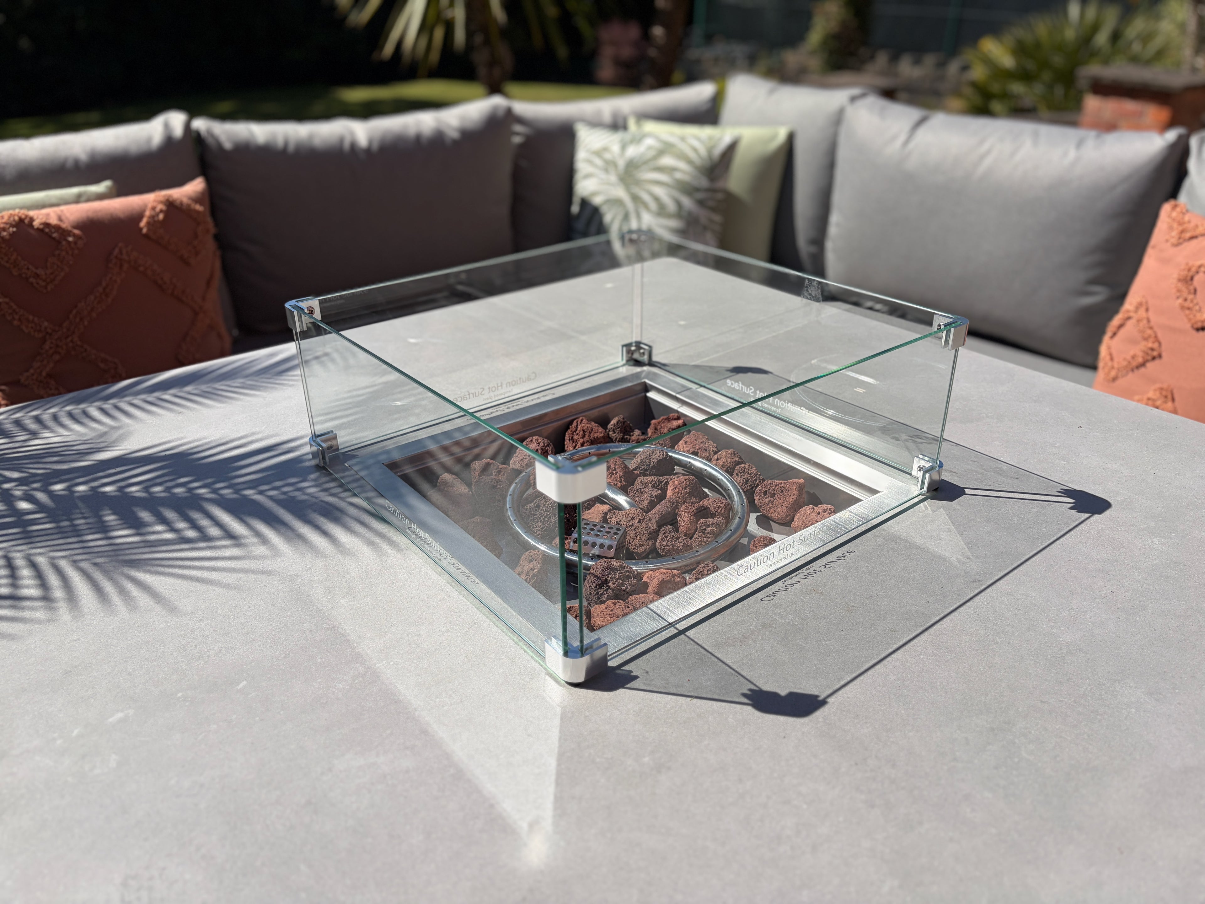 Loom Oasis Corner Firepit Set
