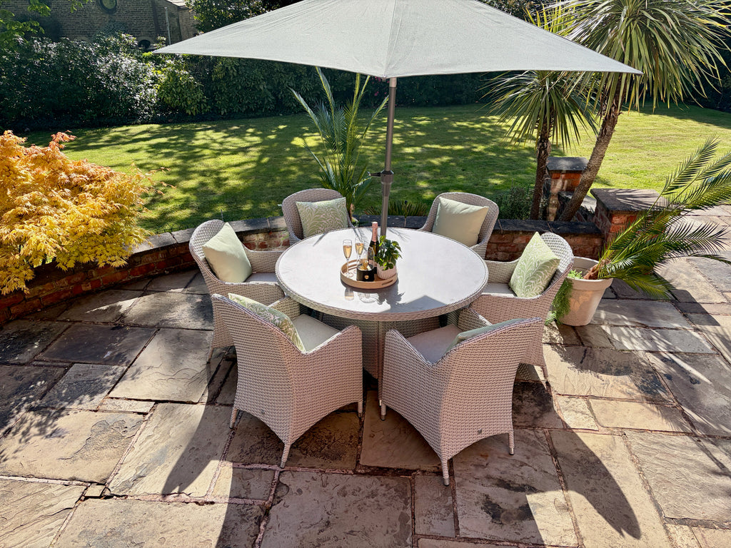 Raya Stone 6 Seat Set