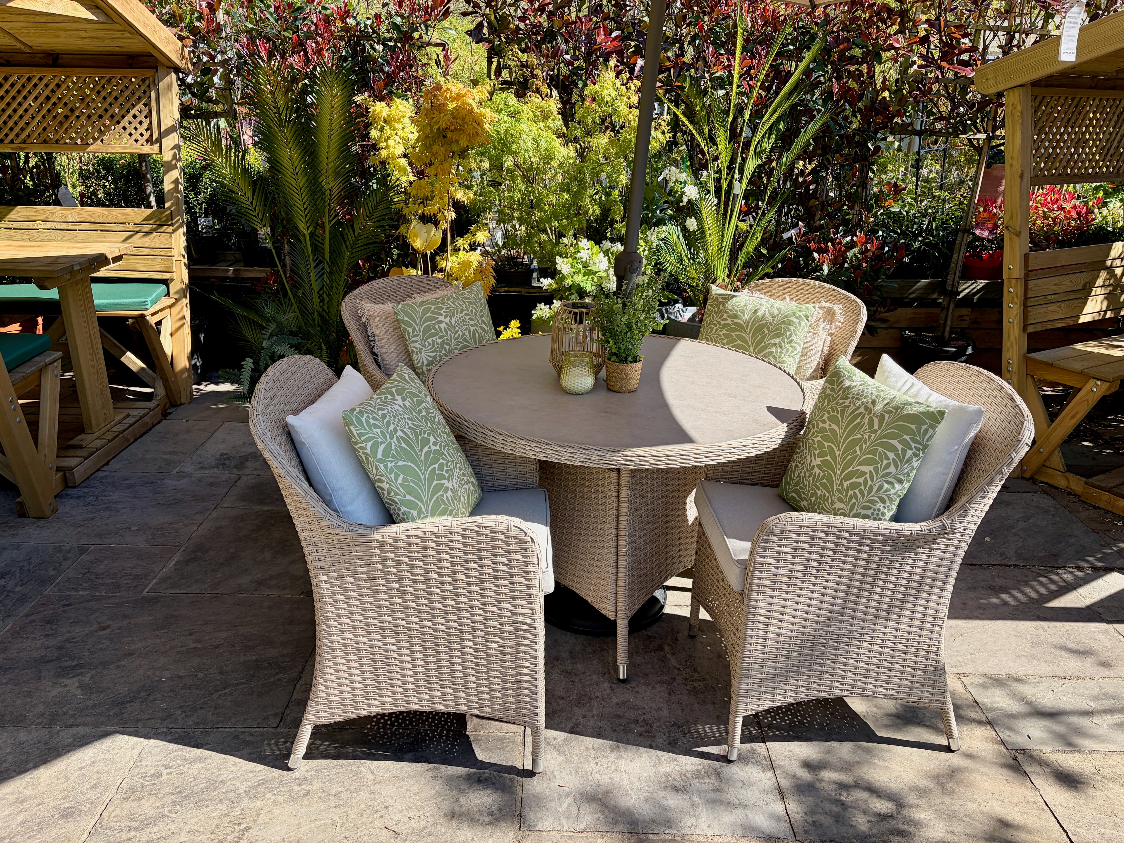 Raya Earth 4 seat set